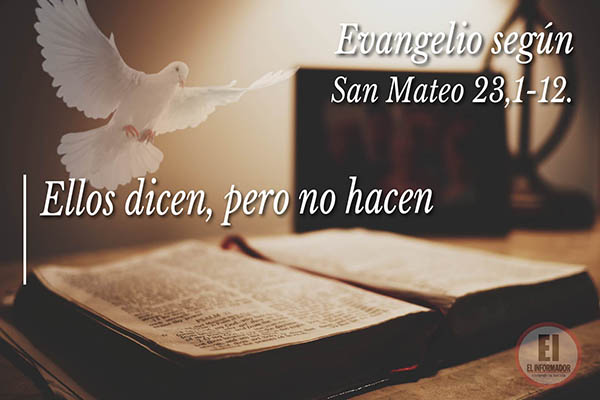 Evangelio según San Mateo 23,1-12.