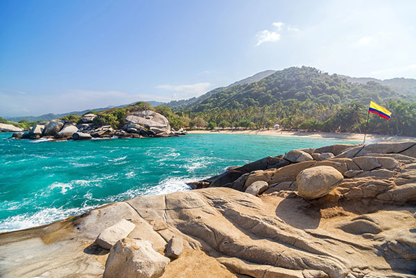 Las playas del Parque Tayrona son la más visitadas por turismo nacional e internacional.