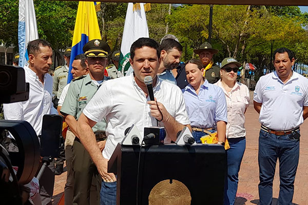 Secretario de Gobierno, Camilo George dio declaraciones sobre el balance de semana Santa en el Distrito. 