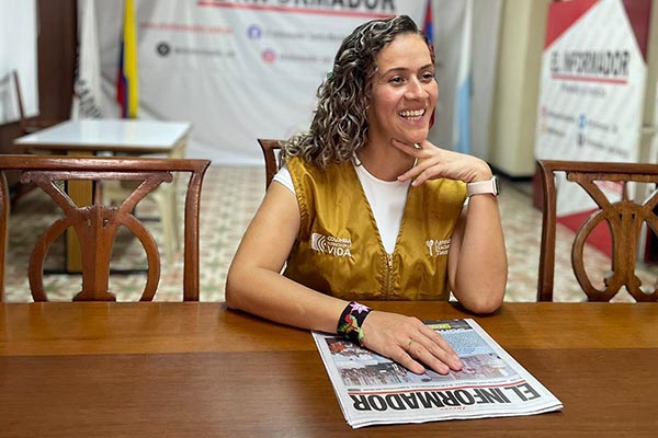 Isis Navarro, coordinadora de la Agencia Nacional de Tierras para el Caribe.
