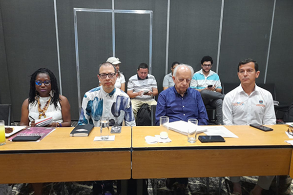  Juan David Correa Ulloa, ministro de Cultura de Colombia, se pronunció acerca de la situación actual del Centro Histórico y los planes de intervención del mismo, en una rueda de prensa realizada en Santa Marta. Foto. Ly Eric Amasyfuen. 