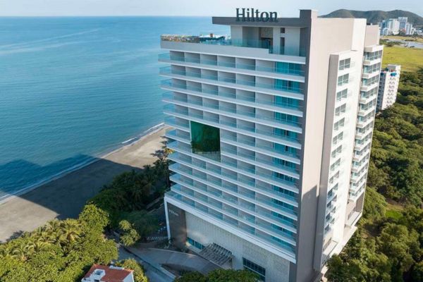 Los World Travel Awards todos los años recorren el mundo calificando el servicio de los hoteles. Foto tomada del Hotel Hilton Santa Marta. 