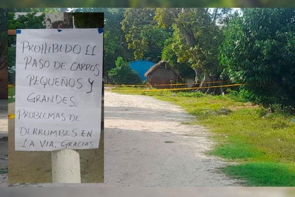 El tamaño del río crece cada día generando pánico y alerta a las más de mil familias cercanas al afluente.