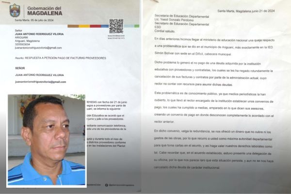 Paúl Valencia, rector encargado del colegio ‘Simón Bolívar’, denunciado.