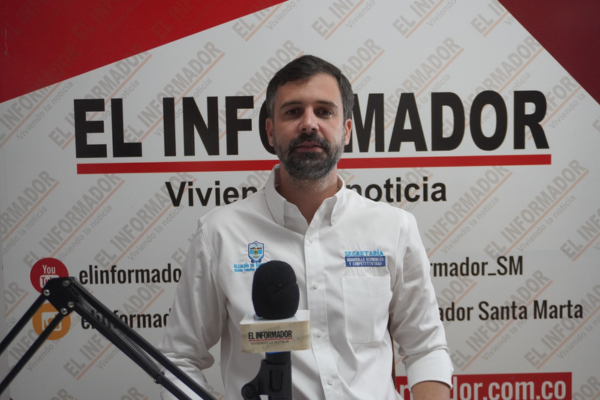 Carlos Jaramillo, secretario de Desarrollo Económico de Santa Marta. 