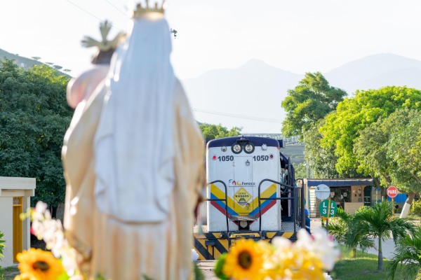 El tren en su recorrido por los 11 destinos dispuestos.