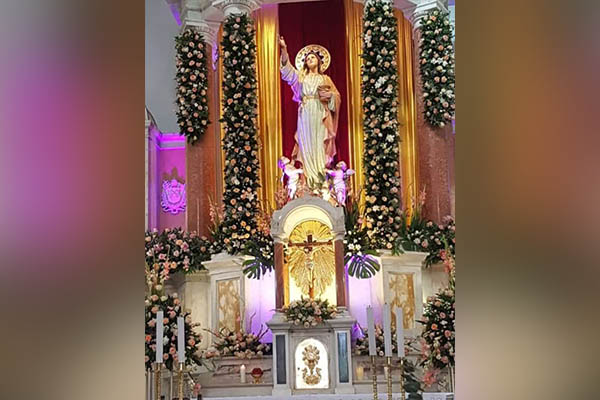 Santa Marta, patrona de la ciudad.
