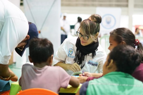 Acompañamiento y atención Psicológica parte de la Secretaría de Promoción Social, dirigida a los niños, niñas y adolescentes, durante Jornada de Erradicación del Trabajo Infantil.