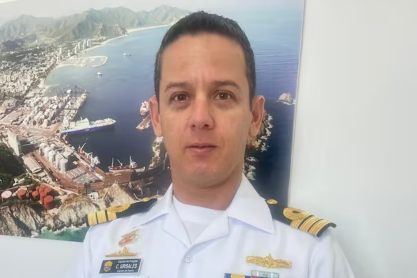 César Grisales, capitán del Puerto de Santa Marta.