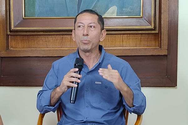 Coronel en uso del buen retiro Gustavo Berdugo Garavito, secretario de Seguridad y Convivencia de Santa Marta. 
