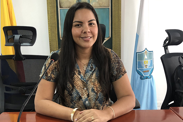 Alejandra Santos, concejal de Santa Marta 