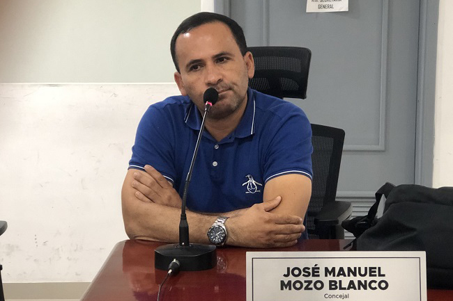 José Manuel Mozo Blanco, presidente del Concejo de Santa Marta 