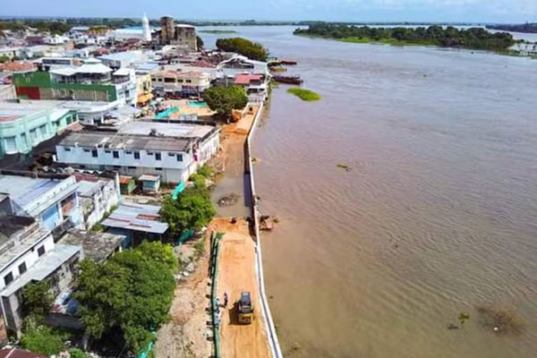 La reducción del caudal del río Magdalena, ha generado preocupación en la comunidad debido a la poca navegación que habrá en la localidad.
