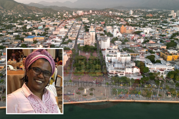 Matilde Mestre, representante de la comunidad Afrocolombiana en Santa Marta. 