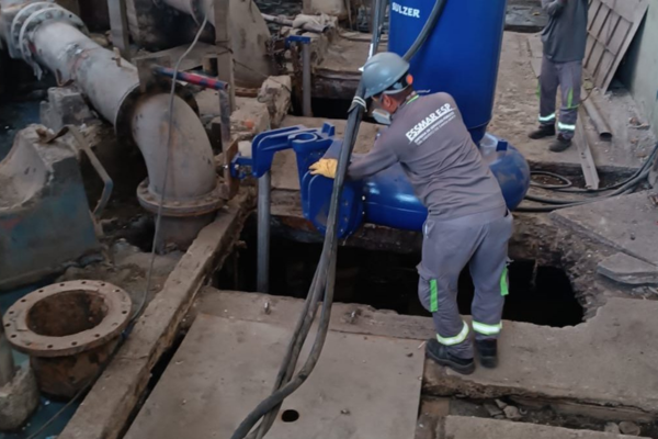 La empresa realizará las labores de mantenimiento en la Estación de Bombeo de Aguas Residuales Norte.