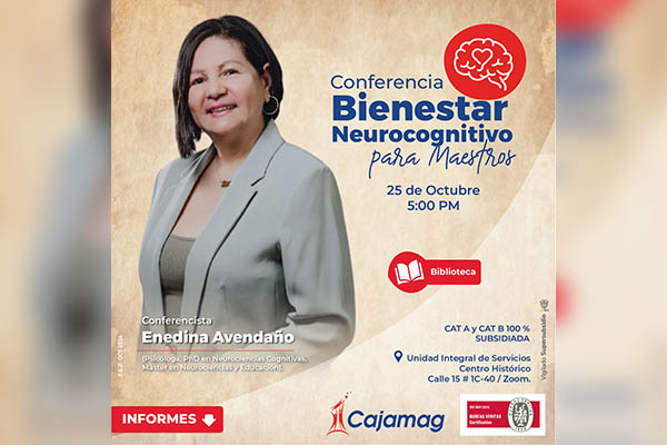 Cajamag le brindará una conferencia a maestro sobre la capacidad de pensar y razonar.