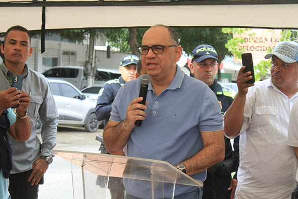 Para el alcalde Carlos Pinedo Cuello, esta obra busca mejorar la carta de presentación del Distrito de Santa Marta.