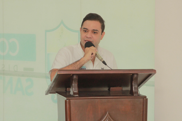 David Farelo Daza, ante el Concejo Distrital de Santa Marta.