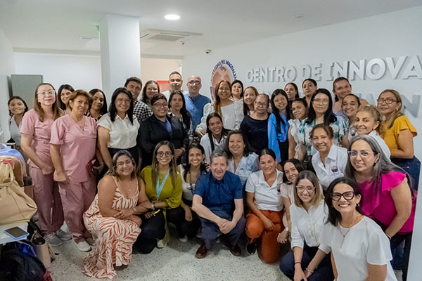 : Representantes del programa de Salud de la Universidad del Magdalena, que contó con personal de los programas en salud y otras instituciones de educación superior de la región Caribe.