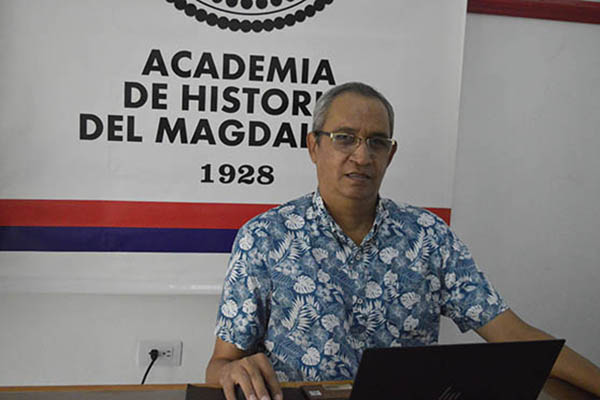 Arquitecto Alvaro Ospino Valiente, presidente de la Academia de Historia del Magdalena.