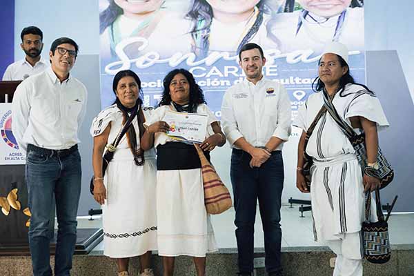 El acto estuvo presidido por el vicerrector de vicerrector de Extensión y Proyección Social, abogado magister Álvaro José Méndez Navarro, y el gerente de Gestión Territorial Caribe de Ecopetrol, Juan Pablo Vélez.