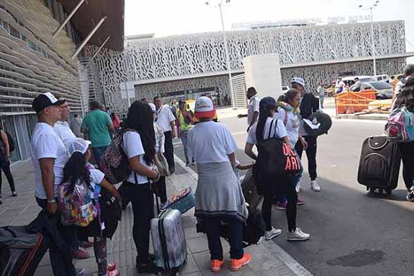Las ciudades de donde llegaron más visitantes por la terminal aérea fueron, Bogotá, Bucaramanga, Cali, y Medellín. 