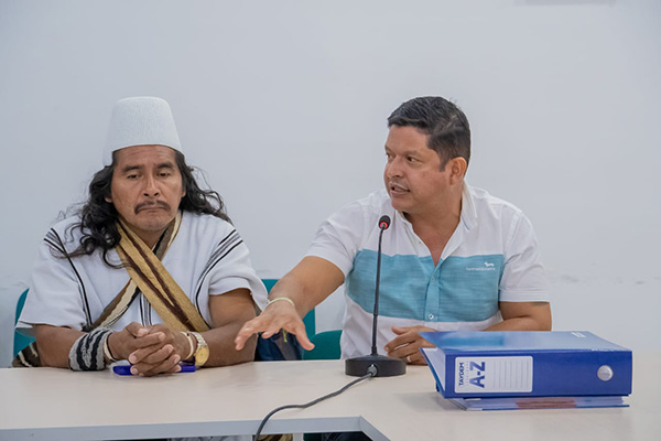 En la mesa de trabajo participó, la Alma Mater, la SAE, el Ministerio del Interior, el Cabildo Gobernador, la Alcaldía Distrital y la Agencia Nacional de Tierras.
