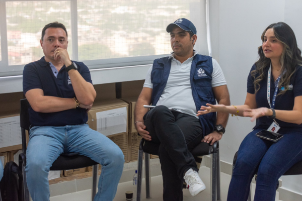 El principal enfoque en la visita fue la continuidad en la prestación del servicio de salud para los reclusos, foto Personería. 