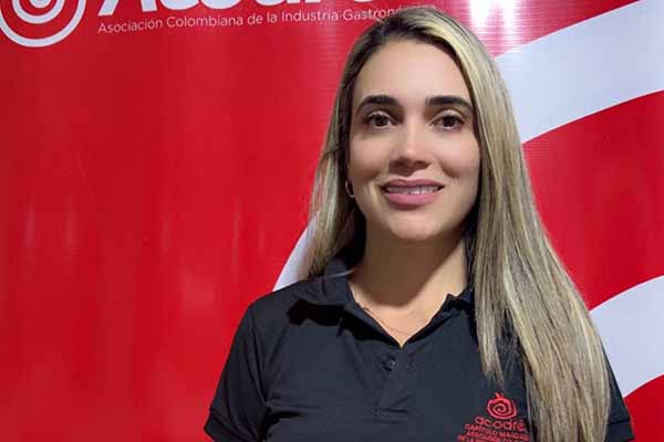 Paola Narváez, Directora de la Asociación Colombiana de la Industria Gastronómica.