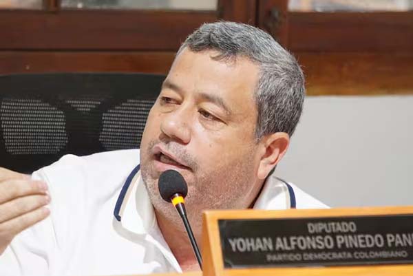 Yohan Pinedo Panetta, diputado del departamento del Magdalena. Yohan Pinedo Panetta, diputado del departamento del Magdalena.