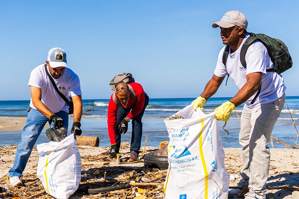 La jornada de limpieza se realizará en el sector de la Playa Los Cocos. 
