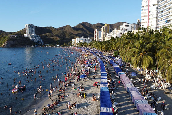 El movimiento turístico se concentrará en puntos clave como El Rodadero, Taganga, Bello Horizonte, Playa Blanca y el Centro Histórico.