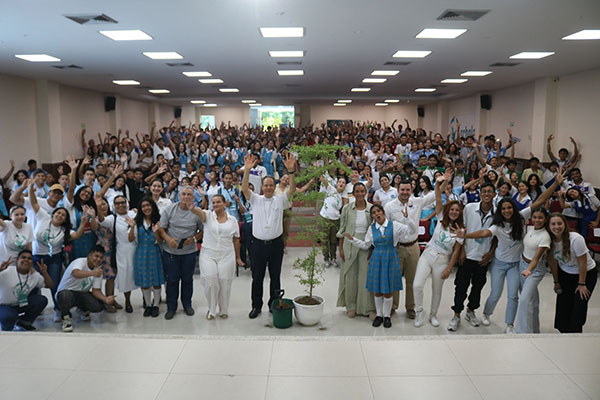 Asistentes al evento realizado por Unimagdalena y Scholas Ciudadanía.