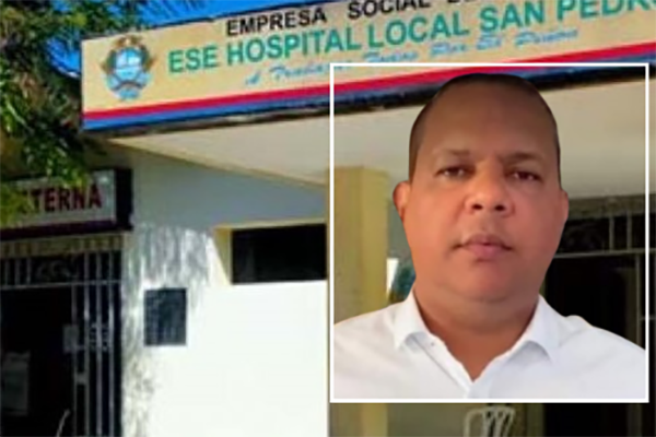 Abel José Ortega, Gerente del Hospital San Pedro, en el Piñón, Magdalena.