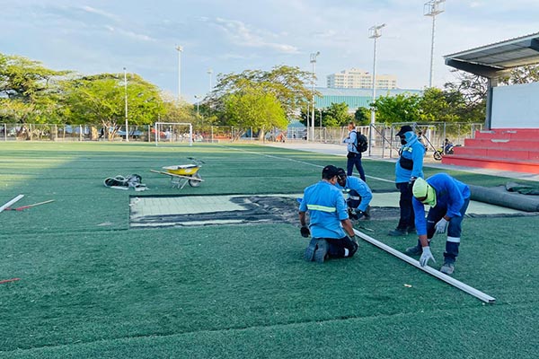  La Alcaldía de Santa Marta junto con el Inred dieron a conocer que van a empezar las labores de mantenimientos a los escenarios deportivos de Santa Marta. 