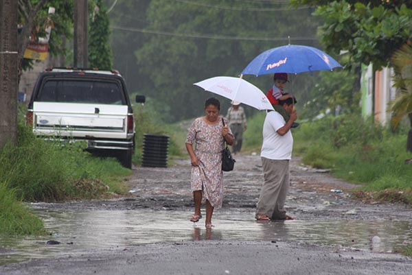 Lluvias en la región Caribe. Foto archivo