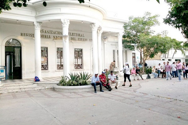 Registraduría Nacional del Estado Civil de Santa Marta. Foto archivo