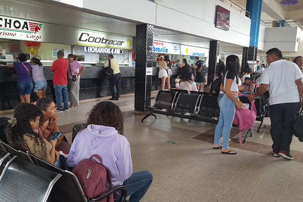 Un total de 35 mil pasajeros se trasportaron vía terrestre en los últimos puentes festivos del mes de junio.  