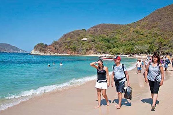 El Parque Nacional Tayrona es uno de los destinos favoritos por los turistas en el departamento del Magdalena. 