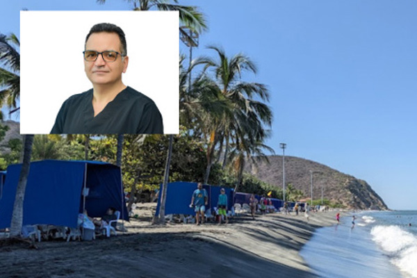El médico infectólogo Abraham Katime se pronunció sobre la denuncia hecha por un bañista de Playa Salguero en Santa Marta.