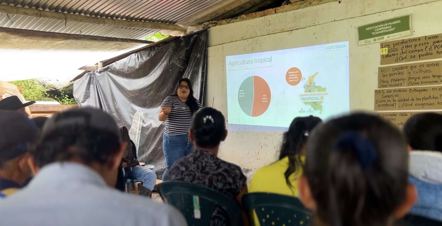 Asistentes al taller dictado por la Unimgdalena y Agrosavia. Foto redes sociales de Agrosavia.  