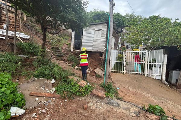 La inspección fue realizada por unidades bomberiles entregaron un reporte de preocupación. / Foto Bomberos de Santa Marta
