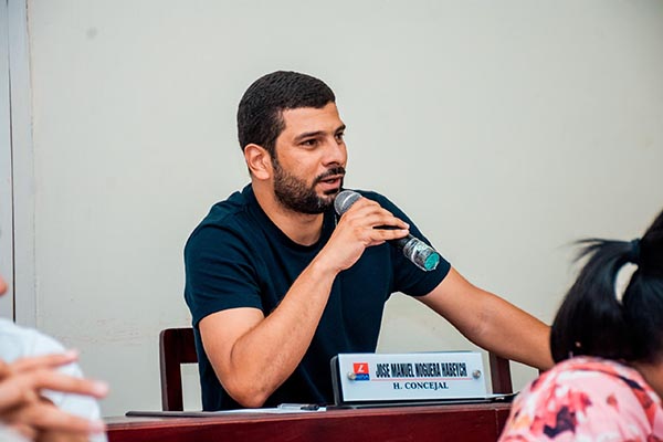 José Noguera Habeych, Concejal del municipio de Ciénaga, Magdalena y quien realiza la denuncia pública. Foto cortesía José Noguera Habeych  