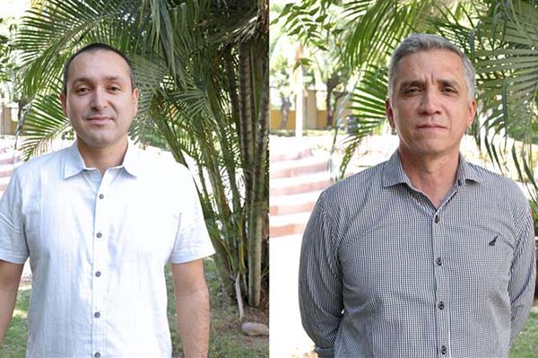  Gabriel Parra y José Usme, Doctores del Centro de Investigación en Salud y Trópico. / Foto Universidad Cooperativa de Colombia de Santa Marta  