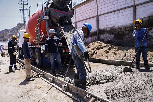 La rehabilitación de la Ebar Norte avanza como parte de los proyectos de saneamiento básico en Santa Marta.Foto: Alcaldía