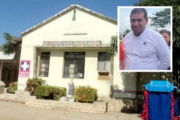 Afranio Otero Maldonado, exgerente del hospital ‘La Candelaria’ de El Banco, Magdalena, quien renunció en medio de señalamientos por presunta participación en Política. Foto Gobernación del Magdalena 