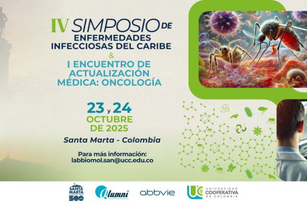 Este evento académico-científico de gran relevancia para la región y el país que se llevará a cabo los días 23 y 24 de octubre de 2025 en modalidad presencial. Foto Universidad Cooperativa de Colombia Campus Santa Marta 