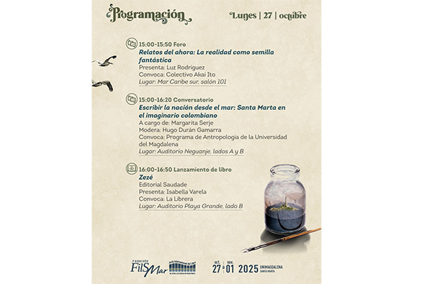 Programación del día.