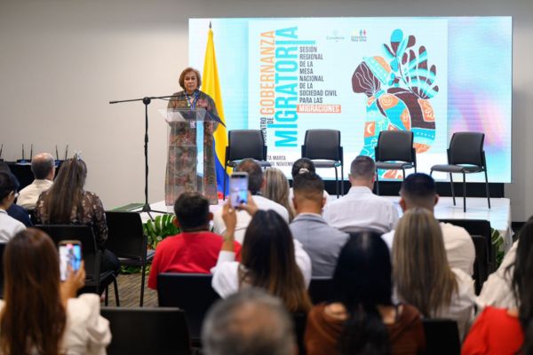 La jornada concluirá con la Primera Sesión Regional de la Mesa Nacional de la Sociedad Civil para las Migraciones. Foto Cancillería  