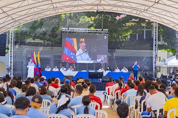 Los candidatos dieron a conocer públicamente las propuestas e iniciativas enmarcadas en los ejes estratégicos del Plan de Desarrollo Universitario. Foto Unimagdalena 